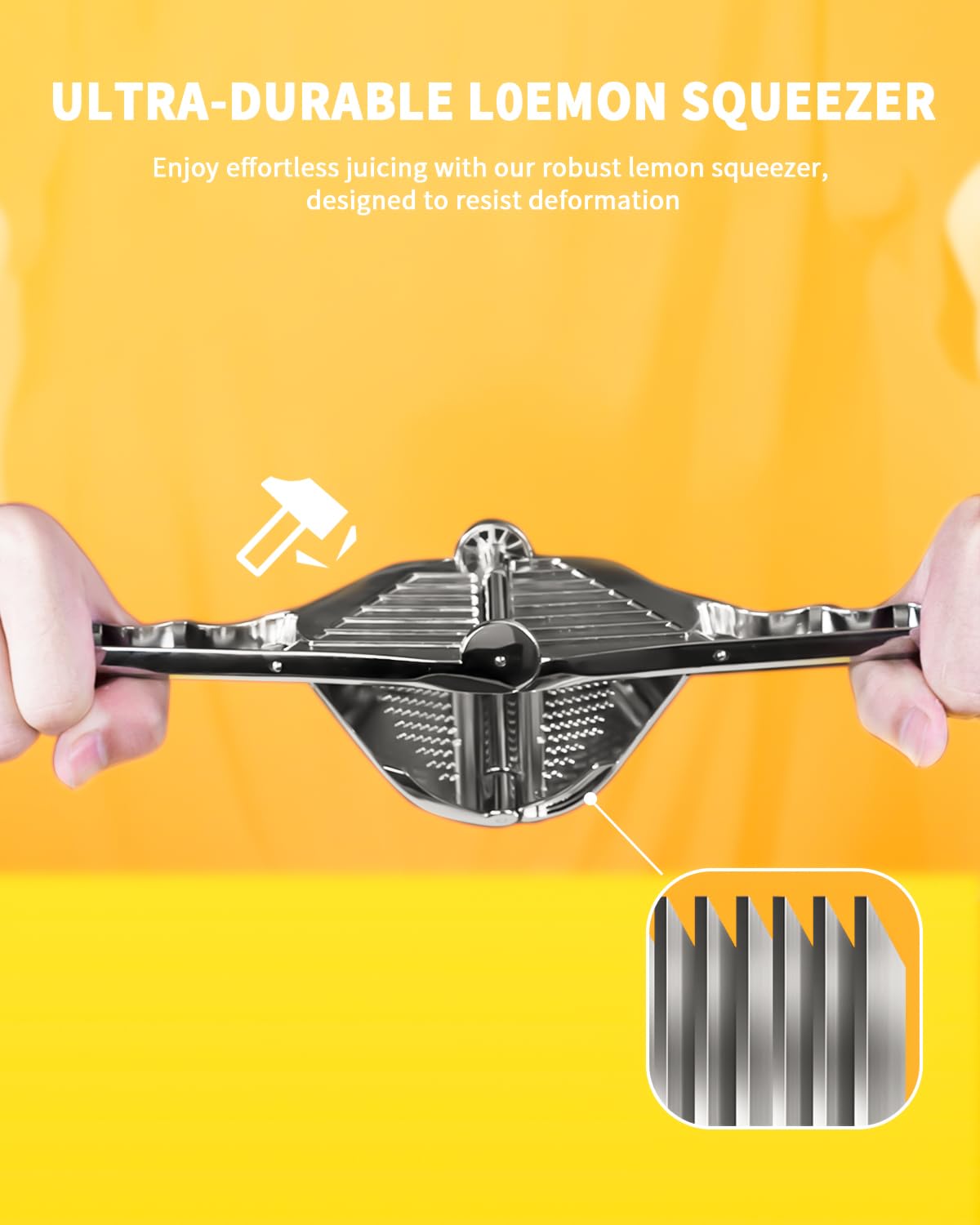 Bagrox Lemon Squeezer compact size fits neatly in a kitchen drawer.
