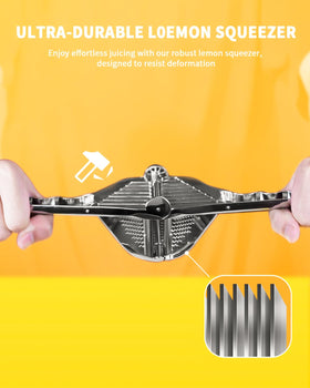 Bagrox Lemon Squeezer compact size fits neatly in a kitchen drawer.