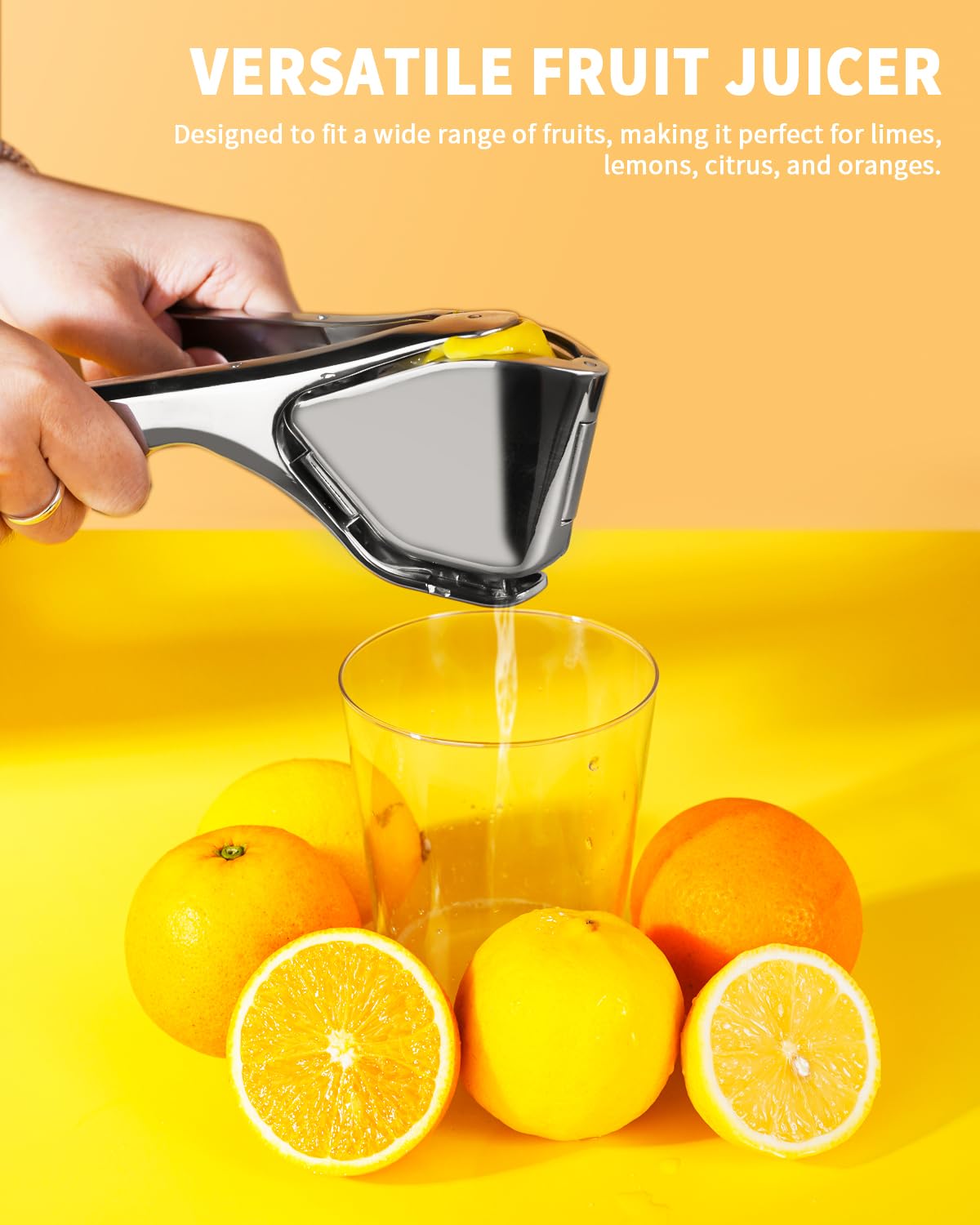 Bagrox Lemon Squeezer durable stainless steel construction resists bending and wear.