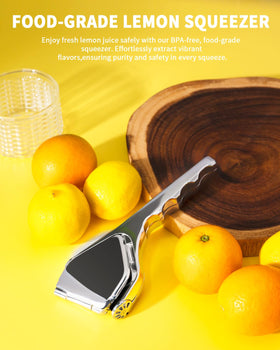 Bagrox Lemon Squeezer easy-clean design rinses quickly after use.