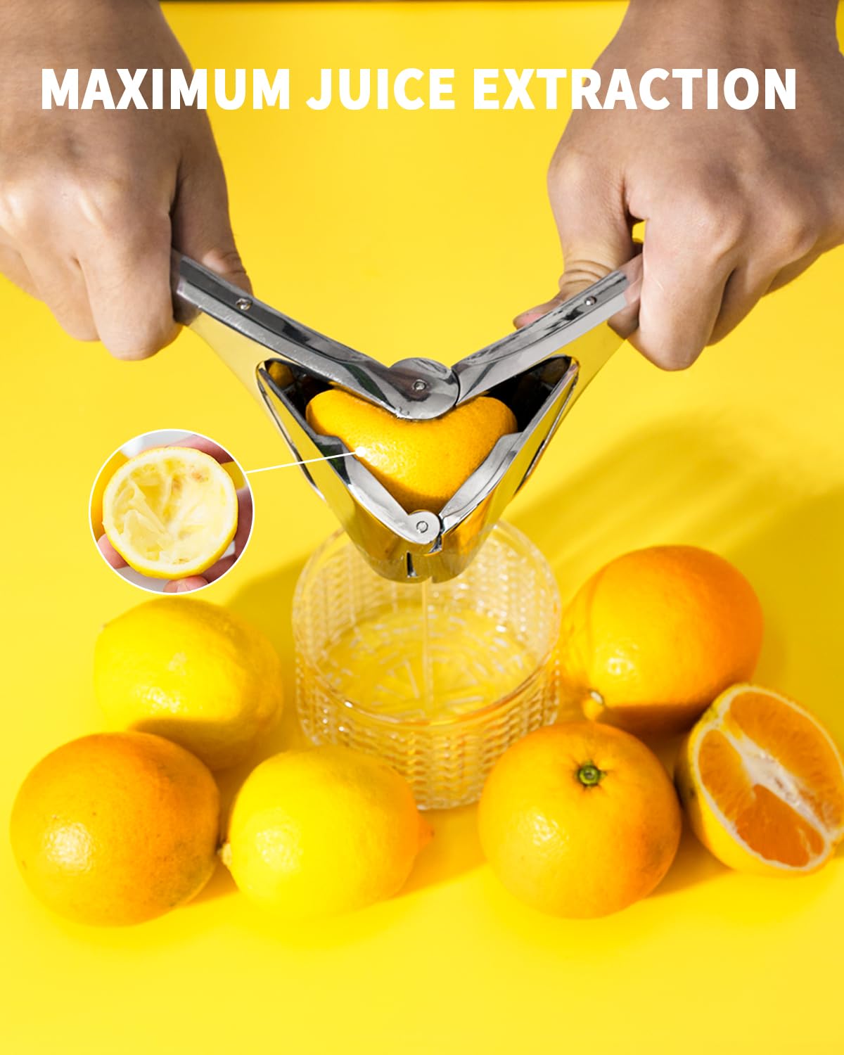 Bagrox Lemon Squeezer ergonomic handle offers a comfortable grip for manual juicing.
