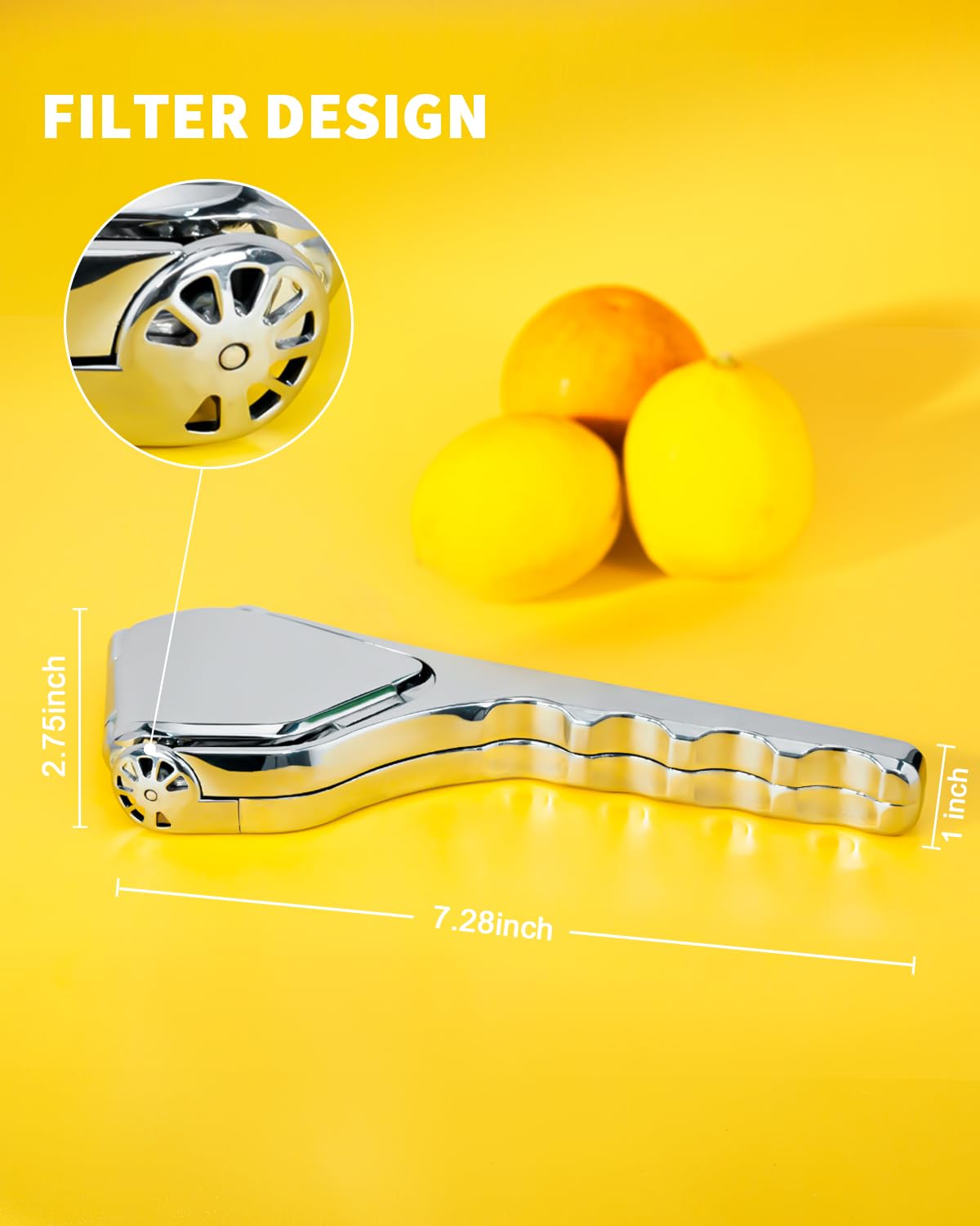 Bagrox Lemon Squeezer folded-flat design saves space in any kitchen drawer.
