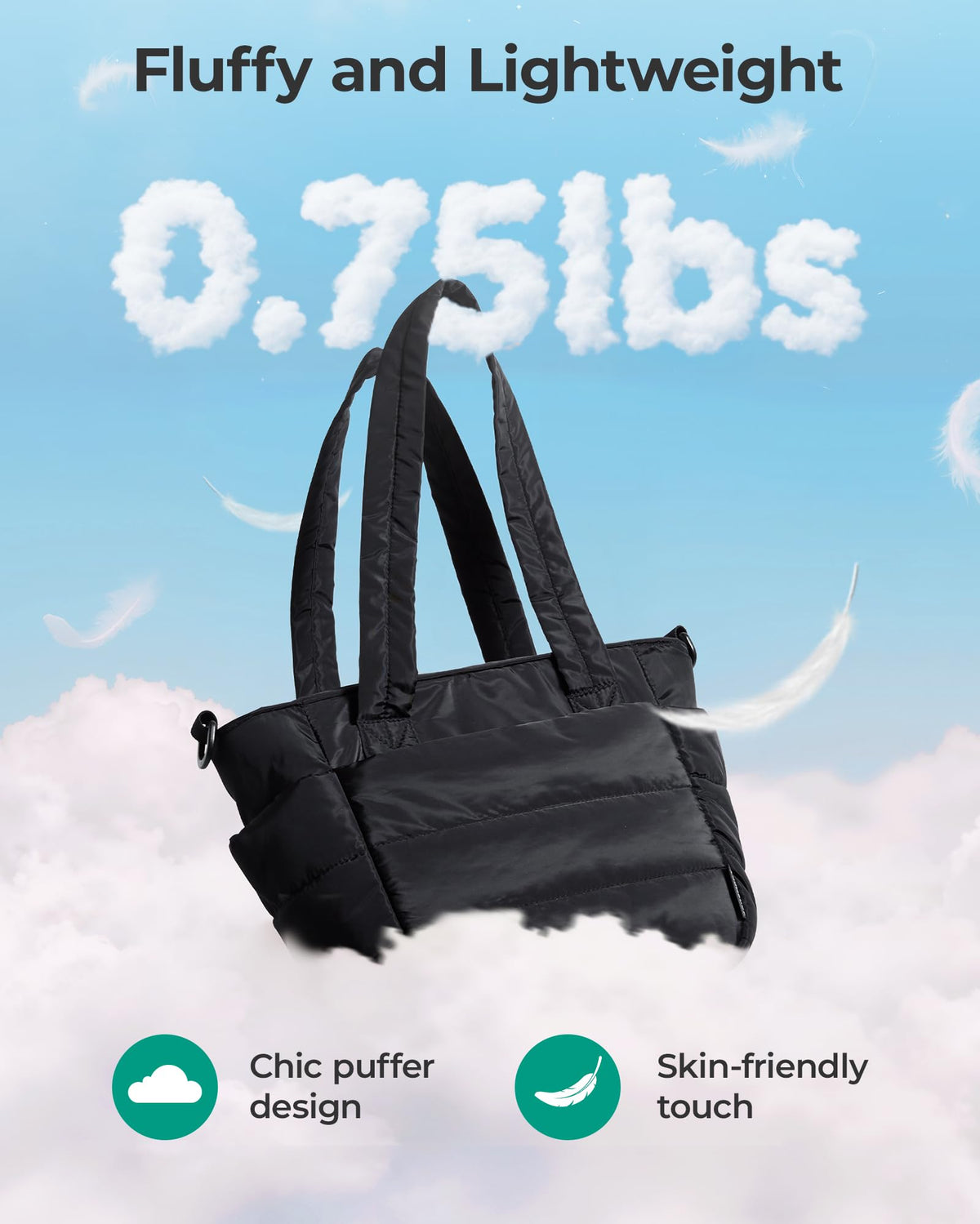 BAGSMART lunch bag women camel front-pocket emphasizes easy access to snacks and utensils.
