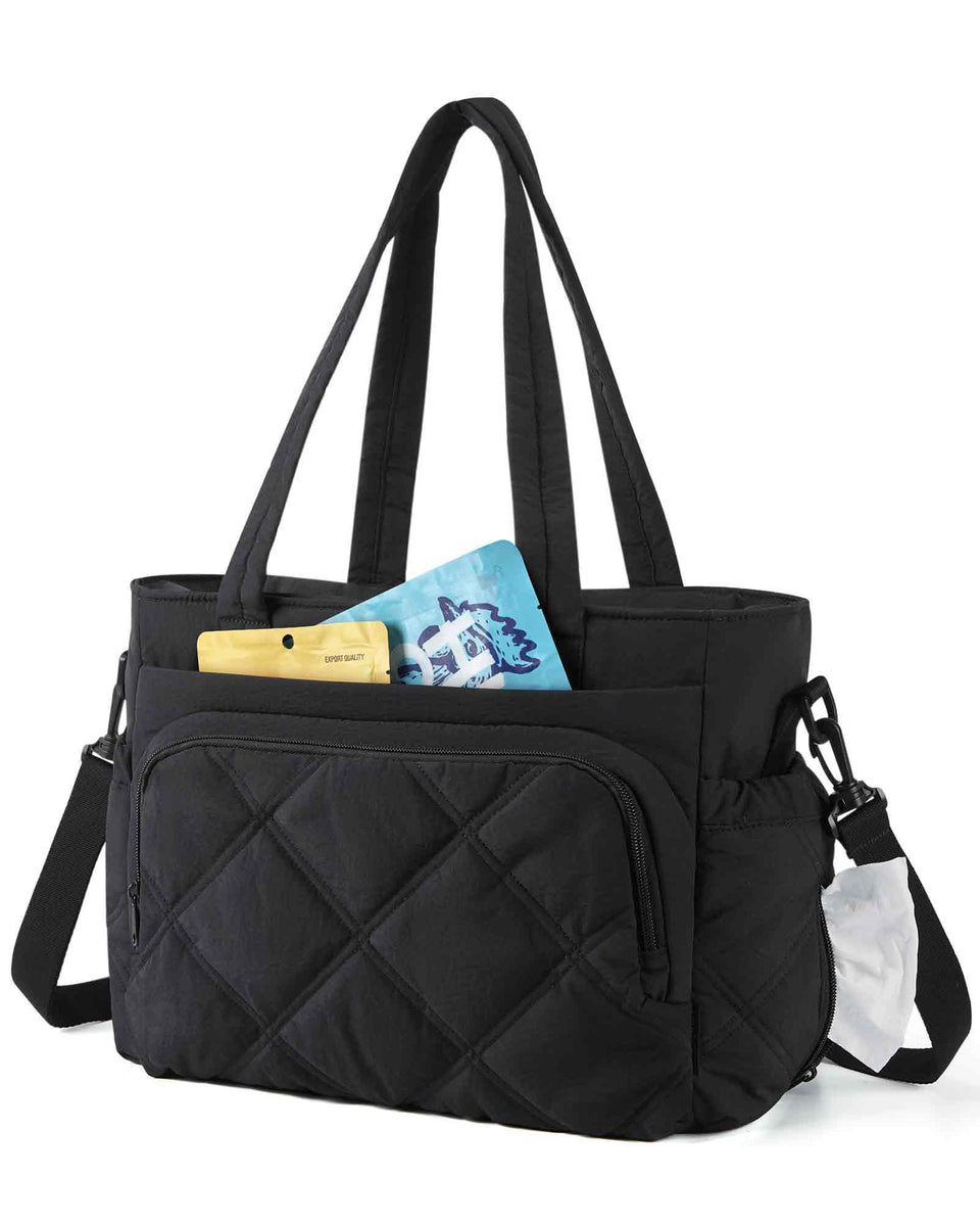 BAGSMART lunch bag front view shows 15L capacity for daily meals.