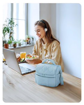 BAGSMART lunch bag is ideal for work and travel on the go.