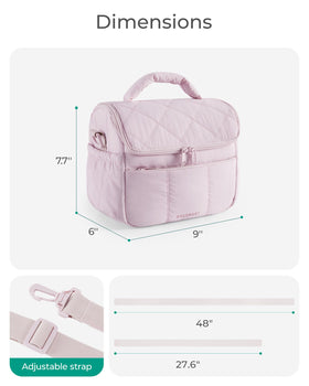 BAGSMART adjustable strap offers comfortable, customizable carry for commuting.