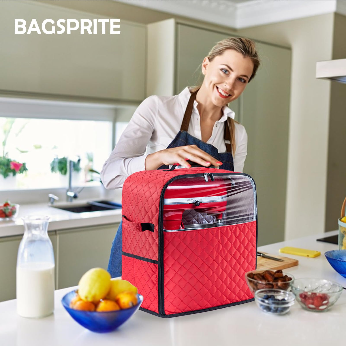 BAGSPRITE bottom enclosure blocks dust and insects from entering the bag.