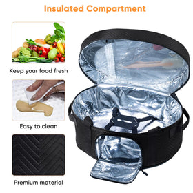 BAGSPRITE two-way zipper provides easy access during setup and serving