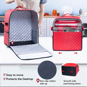 BAGSPRITE cover crafted in water-resistant quilted nylon for lasting protection.
