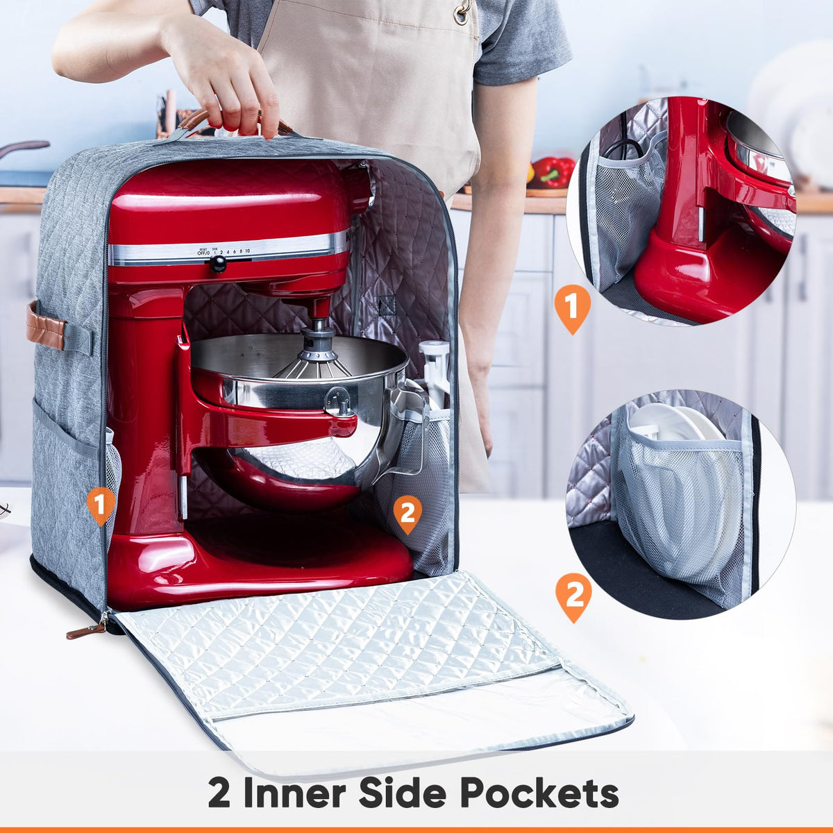 BAGSPRITE small size fits 4.5–5 quart tilt-head mixers