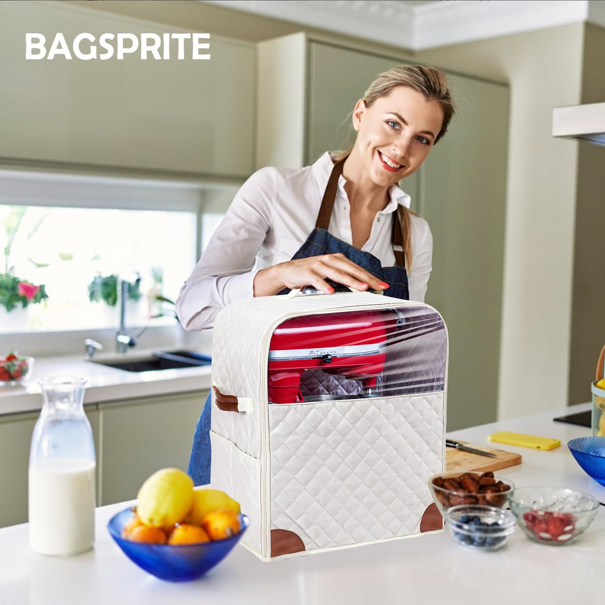 BAGSPRITE color options add a modern touch to your kitchen
