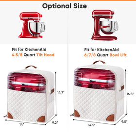 BAGSPRITE cover encases the mixer completely, protecting from dust and insects