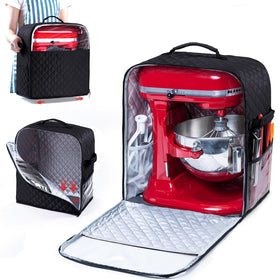 BAGSPRITE stand mixer cover with slider base for easy movement of a heavy mixer.