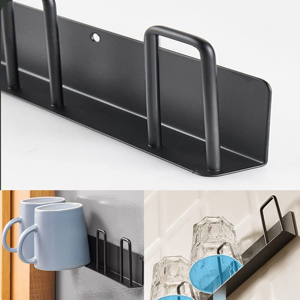 BAIEUEJO rust-resistant metal mug rack, space-saving and durable.