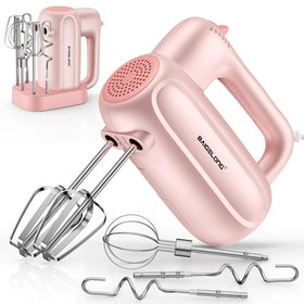 BAIGELONG hand mixer with 5-speed control for versatile batters