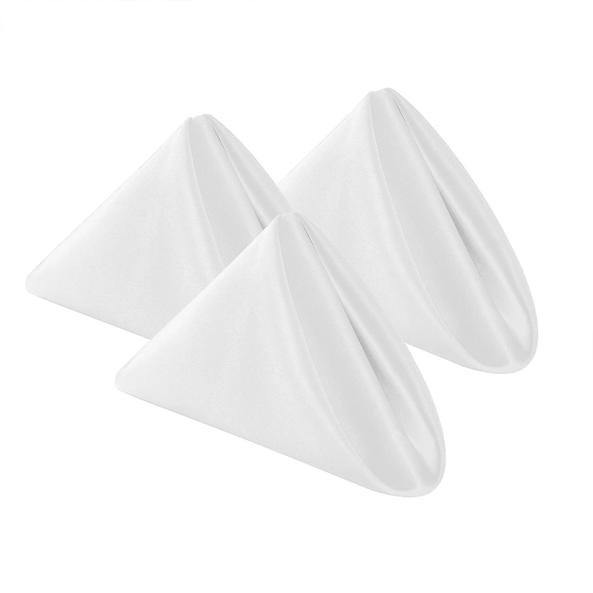 Bailarina cloth napkins 17x17 white set 120 for elegant dining.