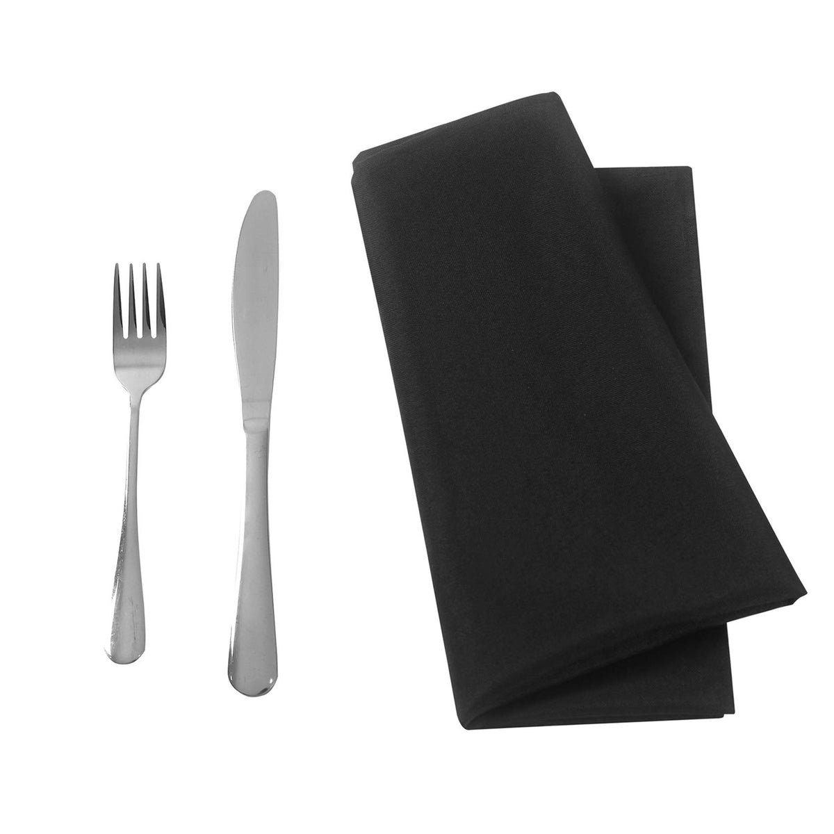 Table setting with Bailarina 17x17 napkins and versatile folds.