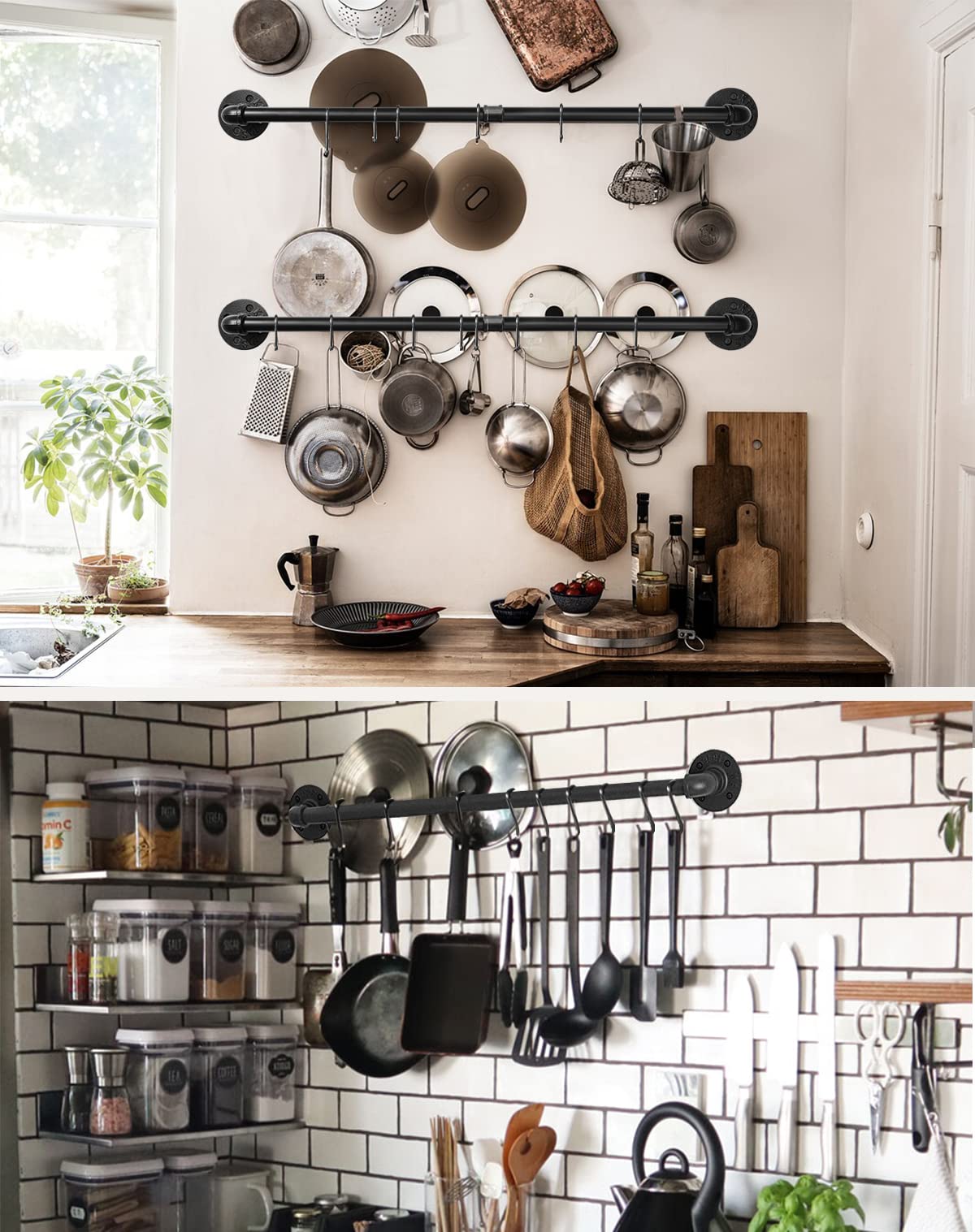 Bailoo tool-free installation with wall anchors included for secure mounting.