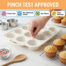 BAKE BOSS pans in oven, convection, and toaster ovens for versatile baking.