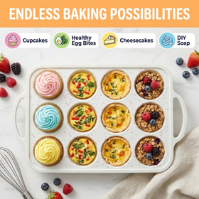 BAKE BOSS stackable design saves kitchen cabinet space.