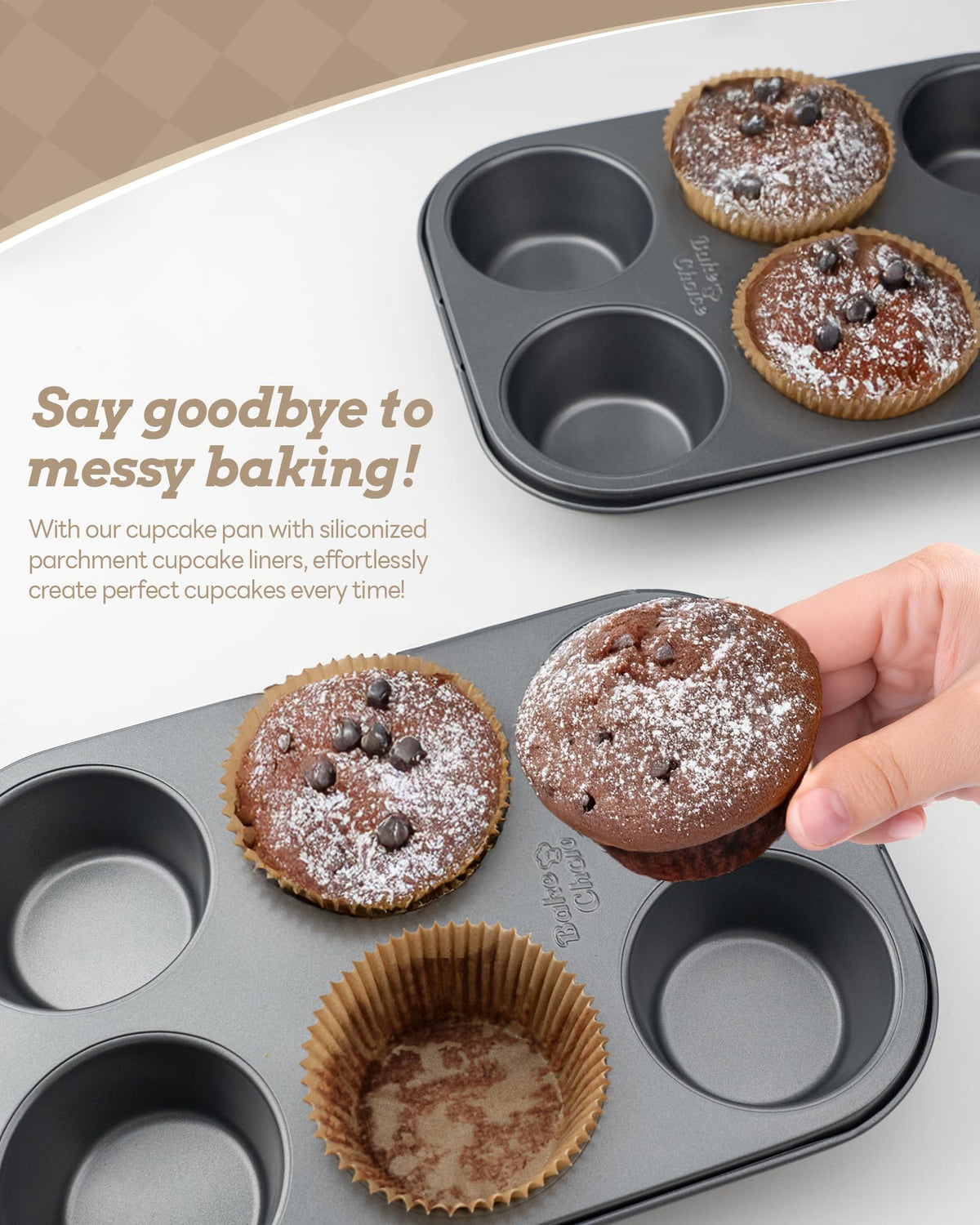 Bake Choice multipurpose pan suits daily baking and festive treats