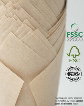 Bake Choice Nordic Paper Sweden seal emphasizes safe packaging origins
