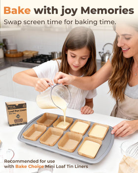 Bake Choice versatile pan supports sweet and savory recipes with ease.