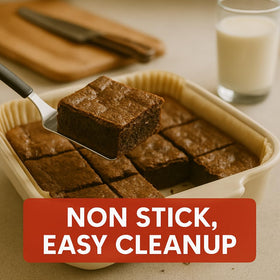 BakeBarn biodegradable food-grade parchment protects flavor while caring for the environment.