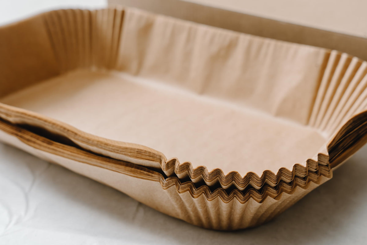 BakeBarn parchment eliminates greasing for healthier baking results.