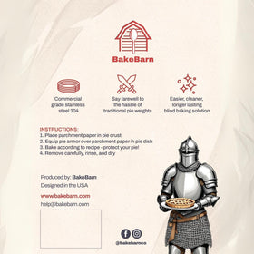 BakeBarn Pie Armor endures years of use with confidence.
