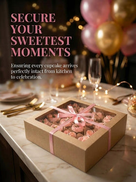 Bakepacker easy assembly speeds cupcake packaging