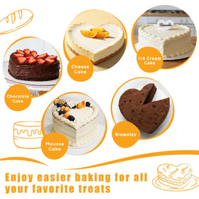 BakerChef easy-clean finish resists stains and odors for quick maintenance