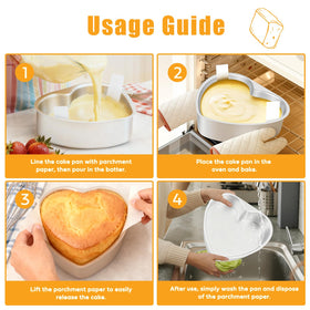 BakerChef aluminum core provides quick, even heat for consistent rising