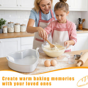 BakerChef heart-shaped pans ideal for birthdays, weddings, and Valentine treats
