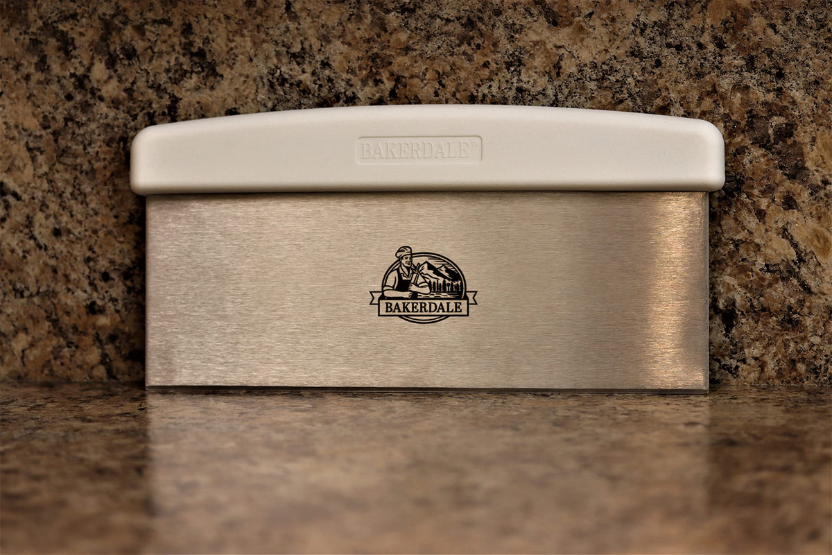 Bakerdale 10-inch stainless steel blade for durable cutting and slicing tasks.