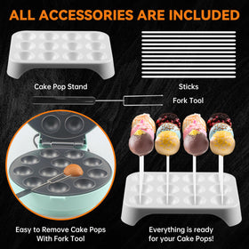 Baker's Friend 12 cake pops capacity ideal for parties.