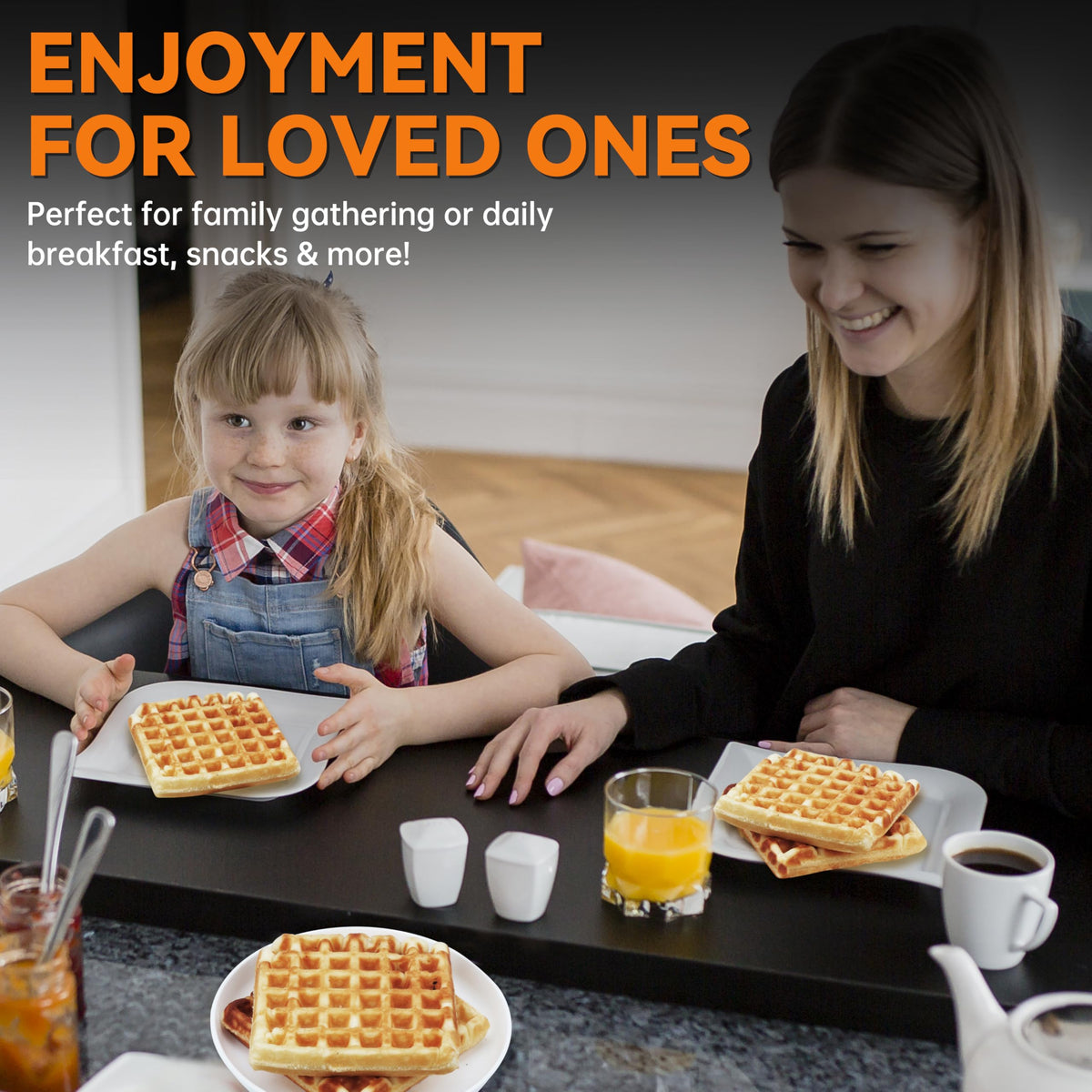 Baker's Friend aqua nonstick surface for easy release and quick cleanup