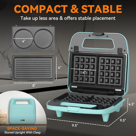 Baker’s Friend compact design fits small kitchens and dorm rooms.