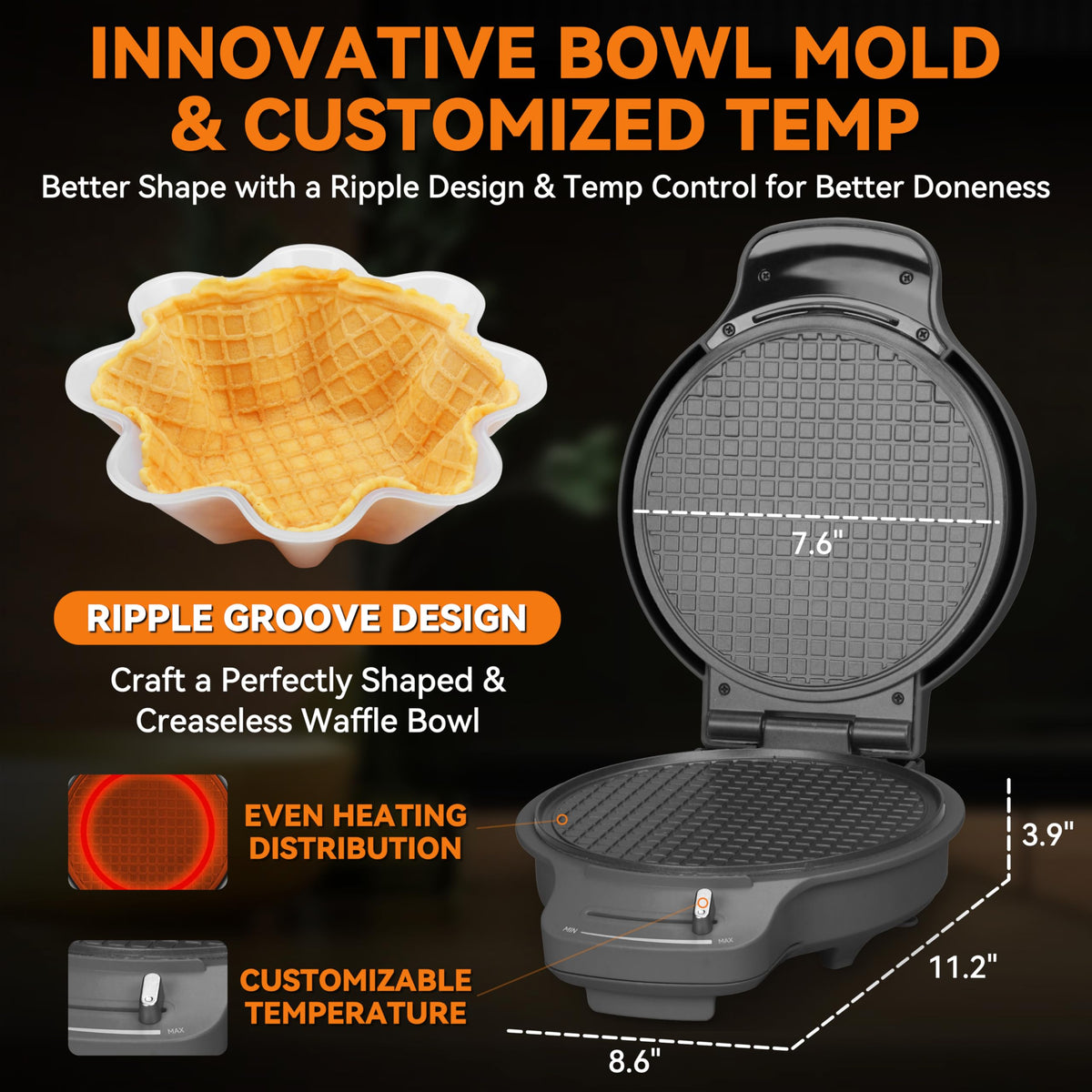 Baker's Friend compact storage upright design saves counter space