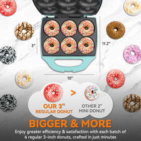 Baker's Friend donut maker designed for kids to help bake safely.
