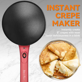 Baker's Friend eight-inch non-stick surface delivers quick, even crepes.