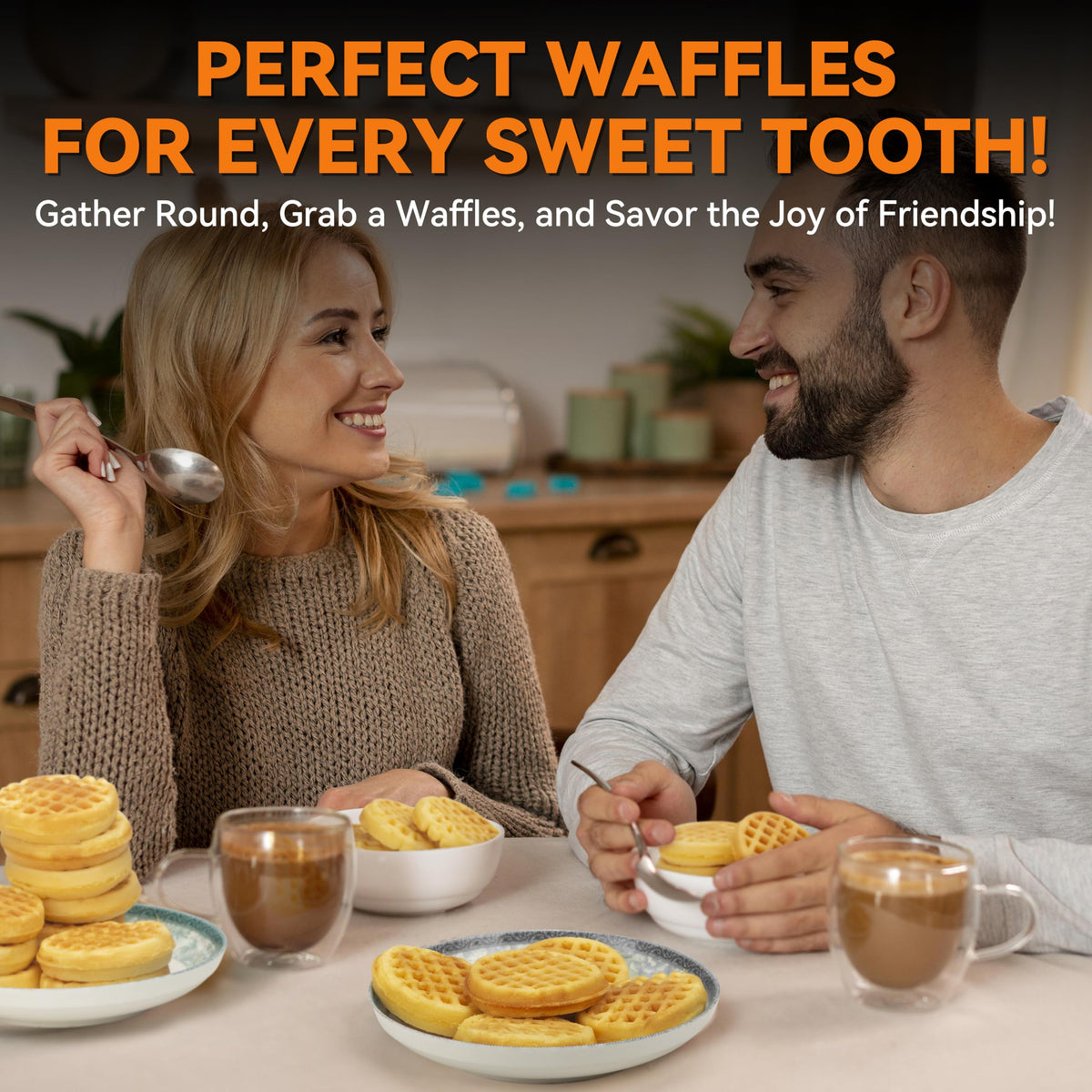 Baker's Friend family breakfast idea for quick shared waffles.