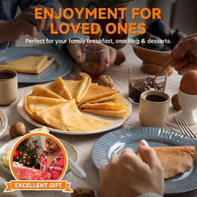 Baker's Friend long power cord allows flexible placement in the kitchen.