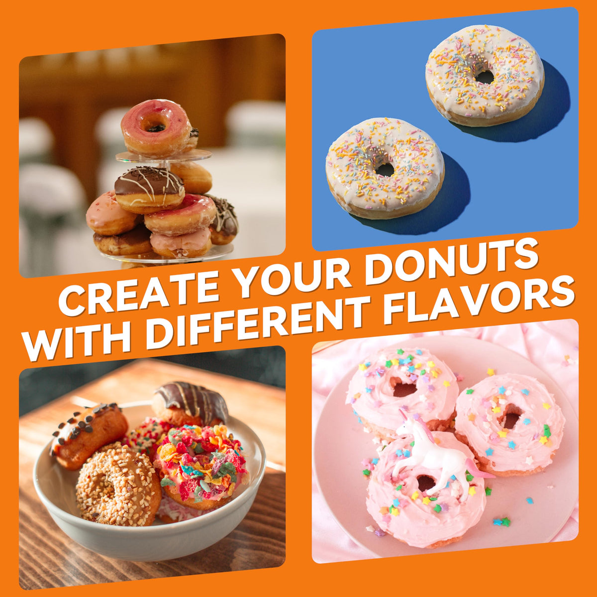 Baker's Friend donut maker with gift-ready packaging option.