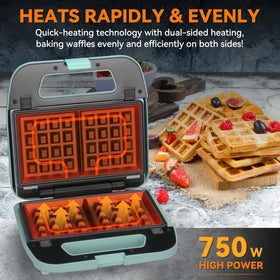 Baker’s Friend non-stick surface provides simple cleanup after meals.