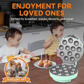 Baker's Friend nonstick interior ensures easy release and cleanup.