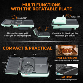 Baker's Friend nonstick surfaces for easy cleanup after cooking