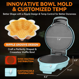 All-in-one dessert solution for cones and bowls