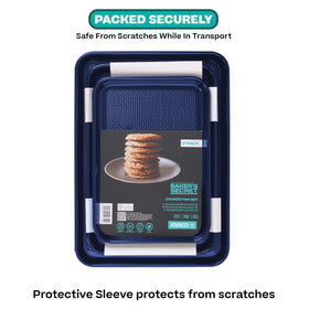 Baker's Secret 0.6mm carbon steel sheet resists warping