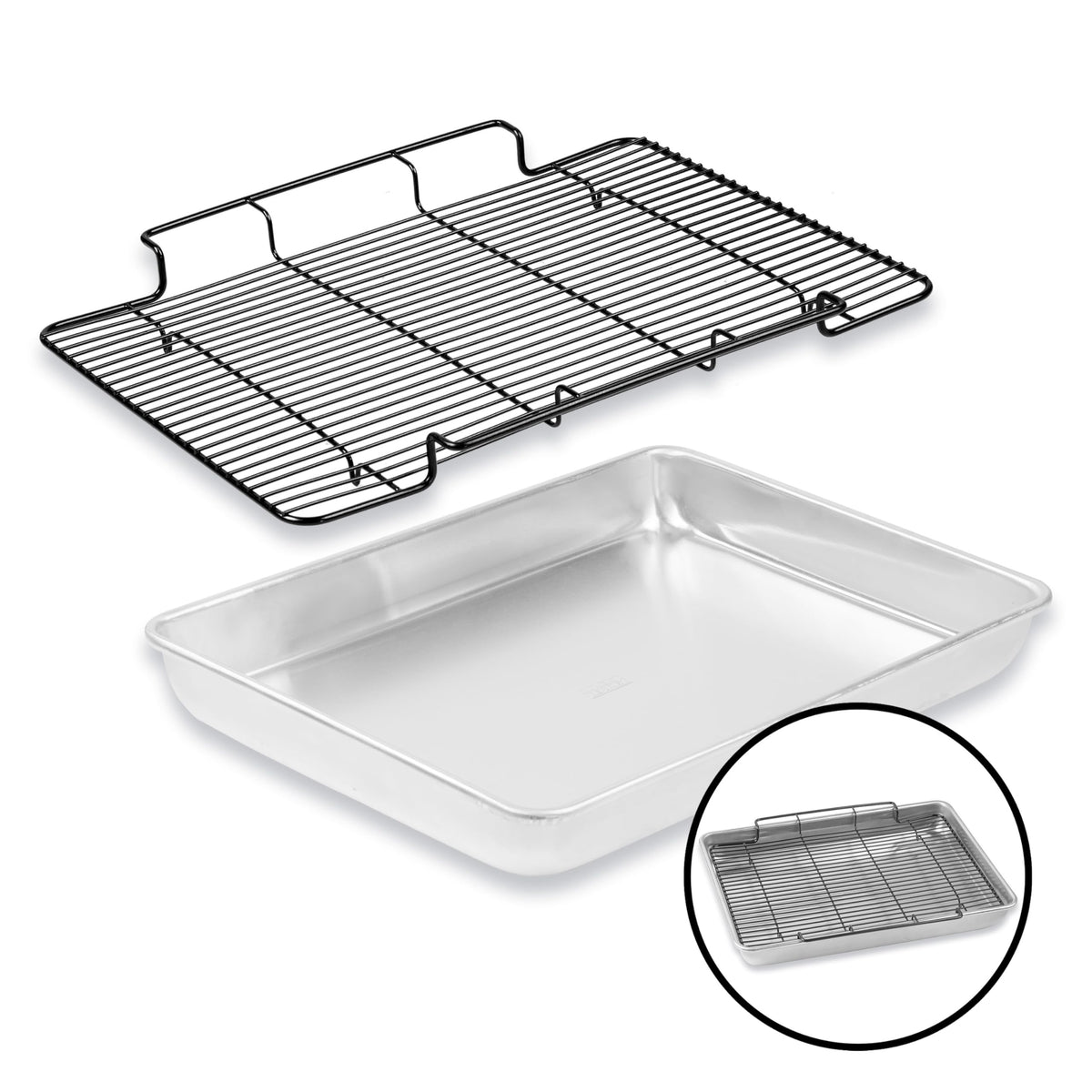Baker's Secret 100% recycled aluminum construction for sustainability